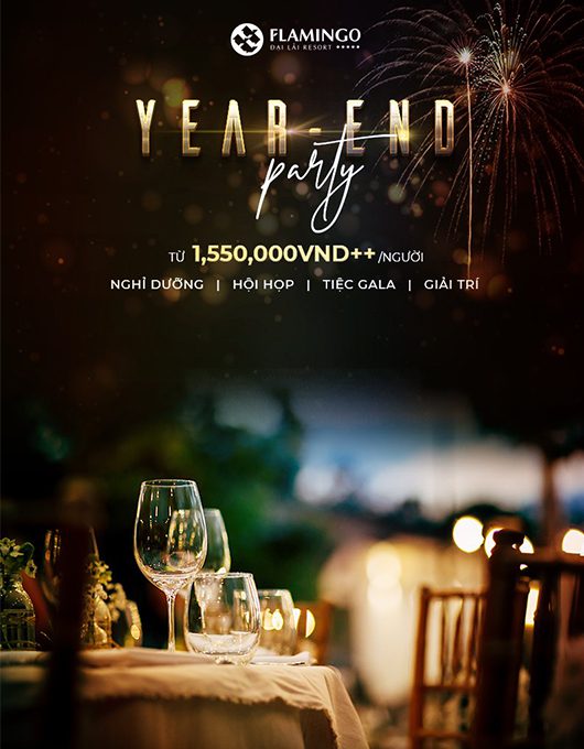 Tưng bừng tiệc cuối năm chỉ từ 1,550,000VND++/người